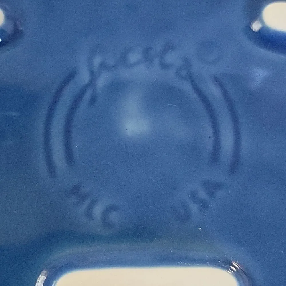 Fiestaware Fiesta OMNI SERVING TRAY Bowl Dish Ceramic Container Lapis Blue